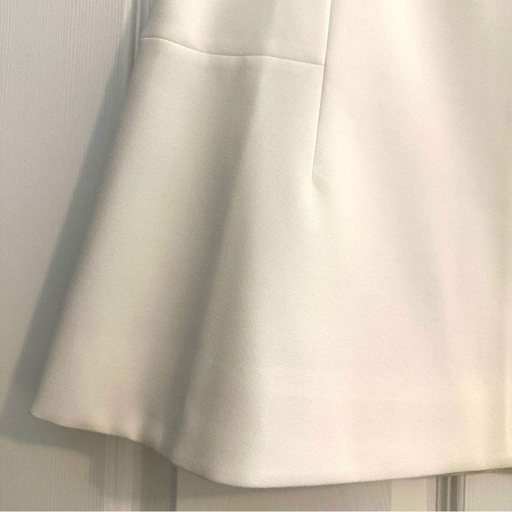 NWT J.Crew White Fit & Flare Skirt - Picture 4 of 4